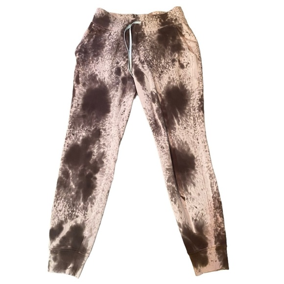 Lululemon Warm Down Jogger 28" in Marble Dye Silky French Press Pink Sz 6 - Picture 5 of 16